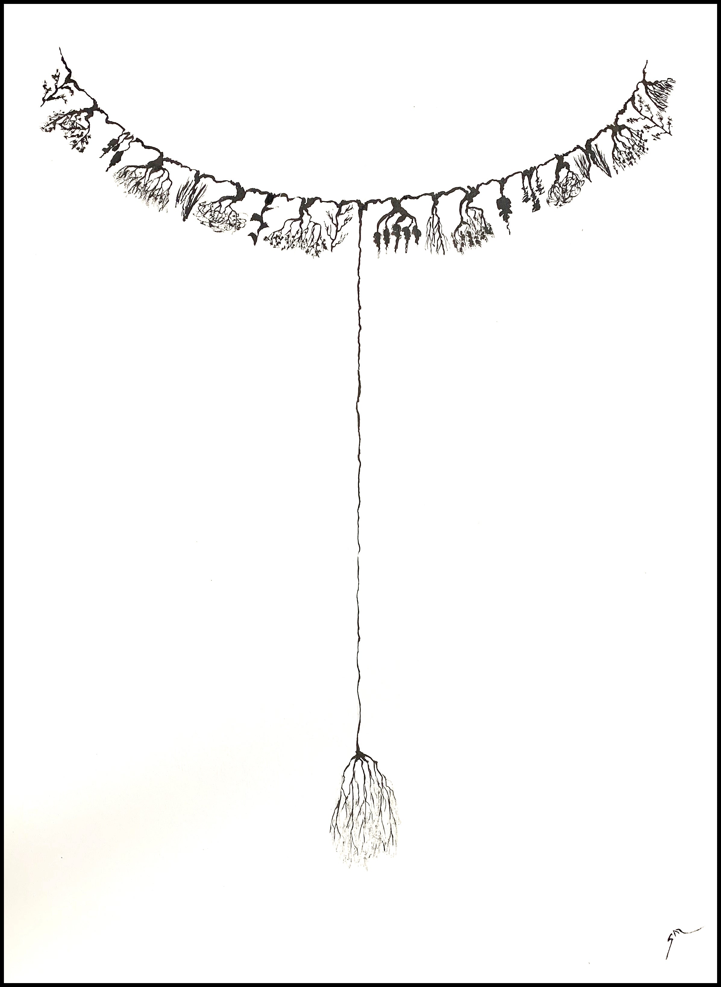 Ink on 300 lb. Watercolour paper